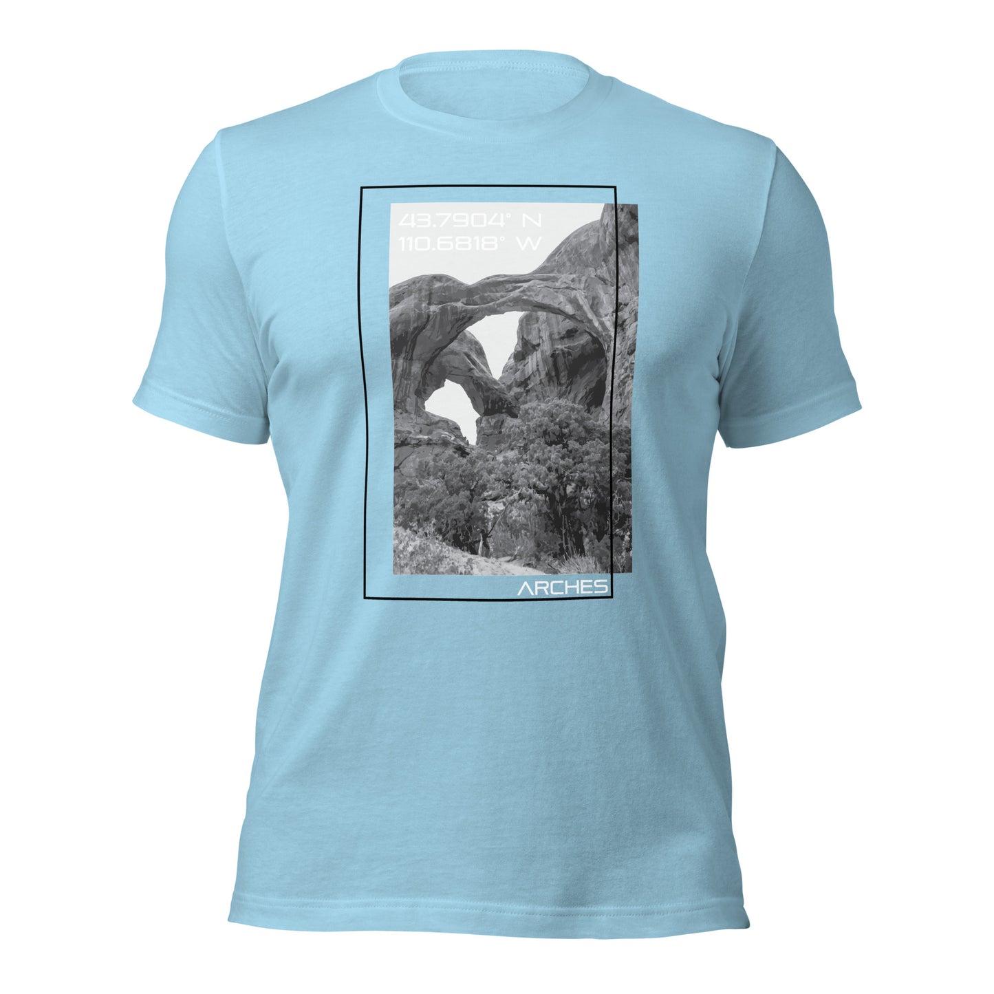 Arches Coordinates T-shirt