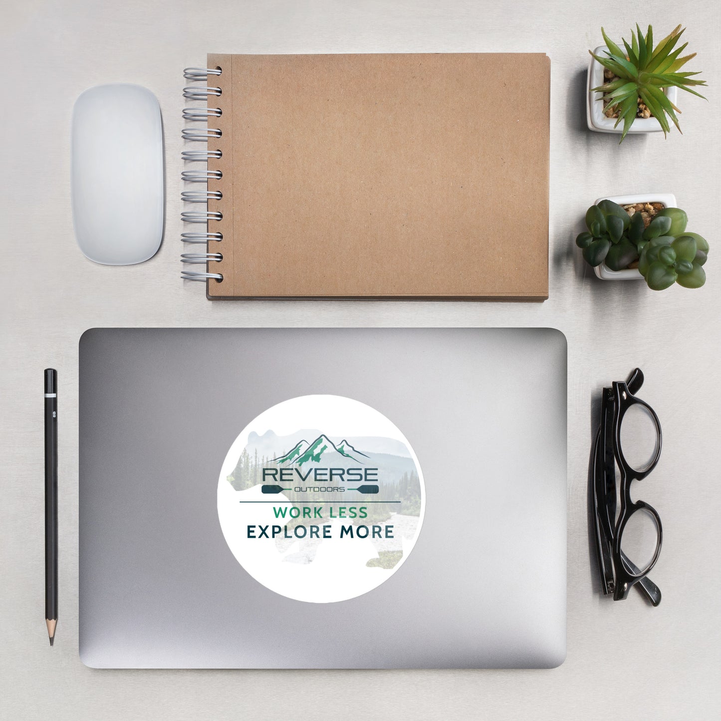 Explore More Logo Sticker