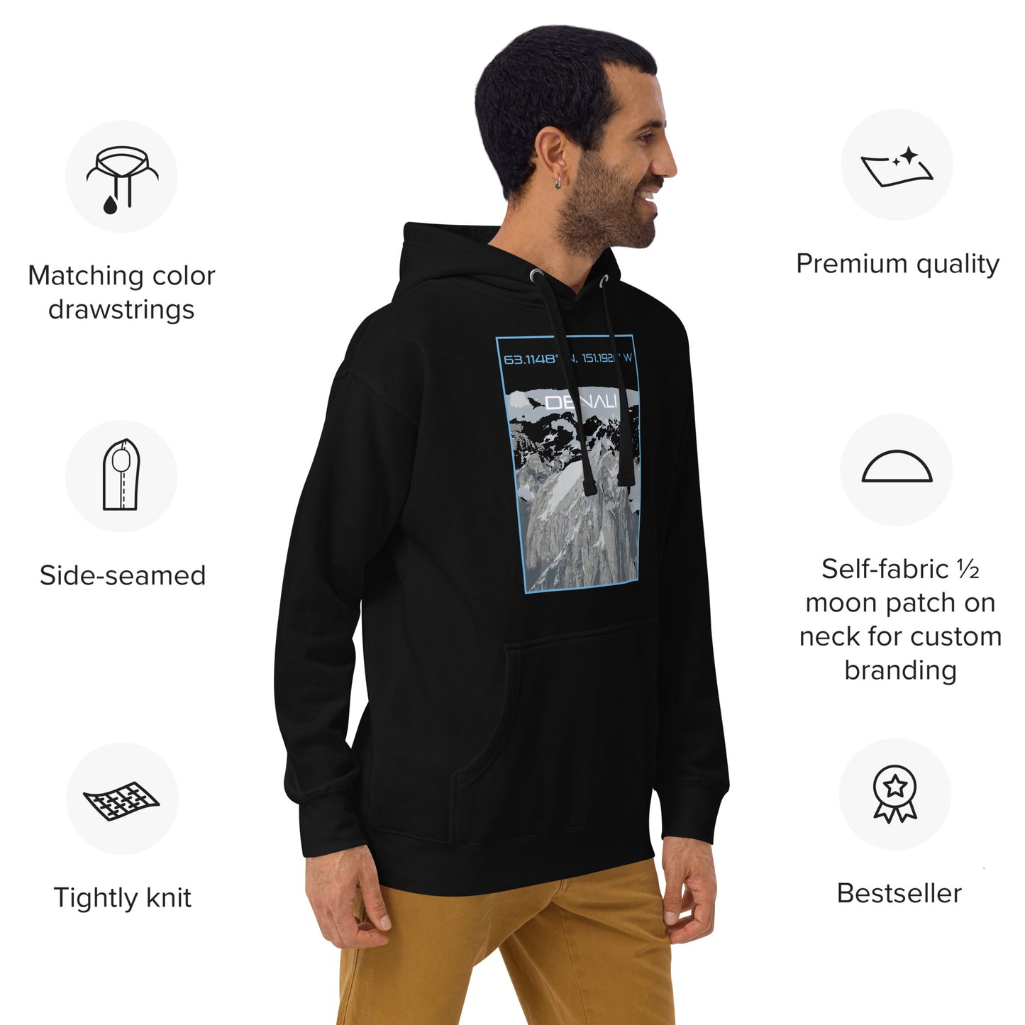 Denali Coordinates Hoodie